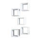 Hanah Home Estantería de Pared Blanca (Pack de 5 Piezas)